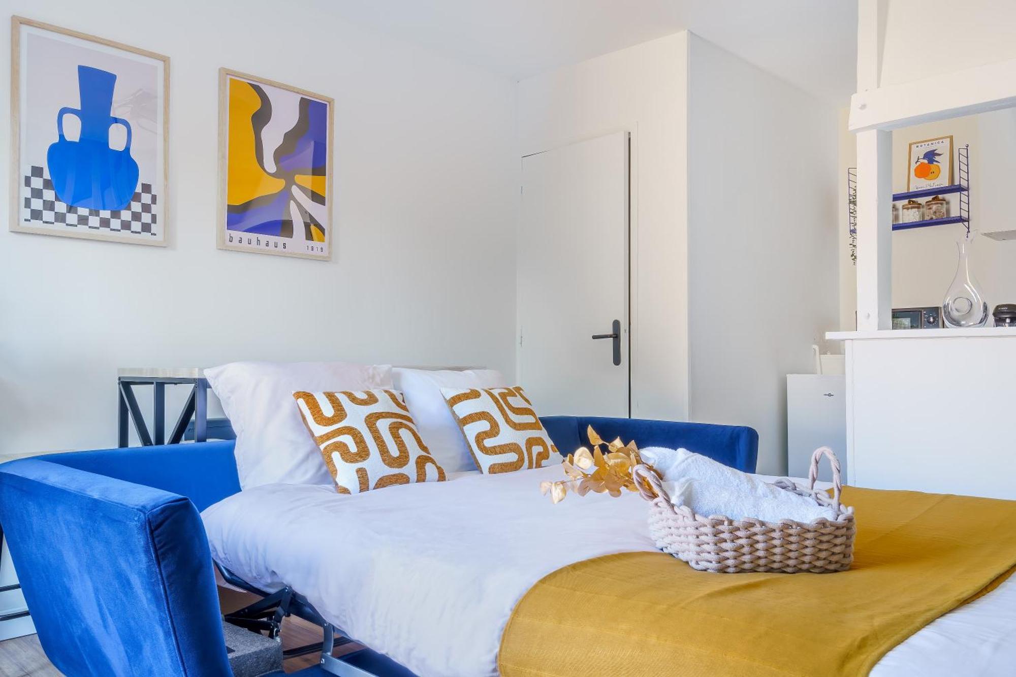 Maisonnette Bleu Horizon Avec Jardin - 2Min Gare - Serenito Homes Saint-Just-en-Chaussee Esterno foto