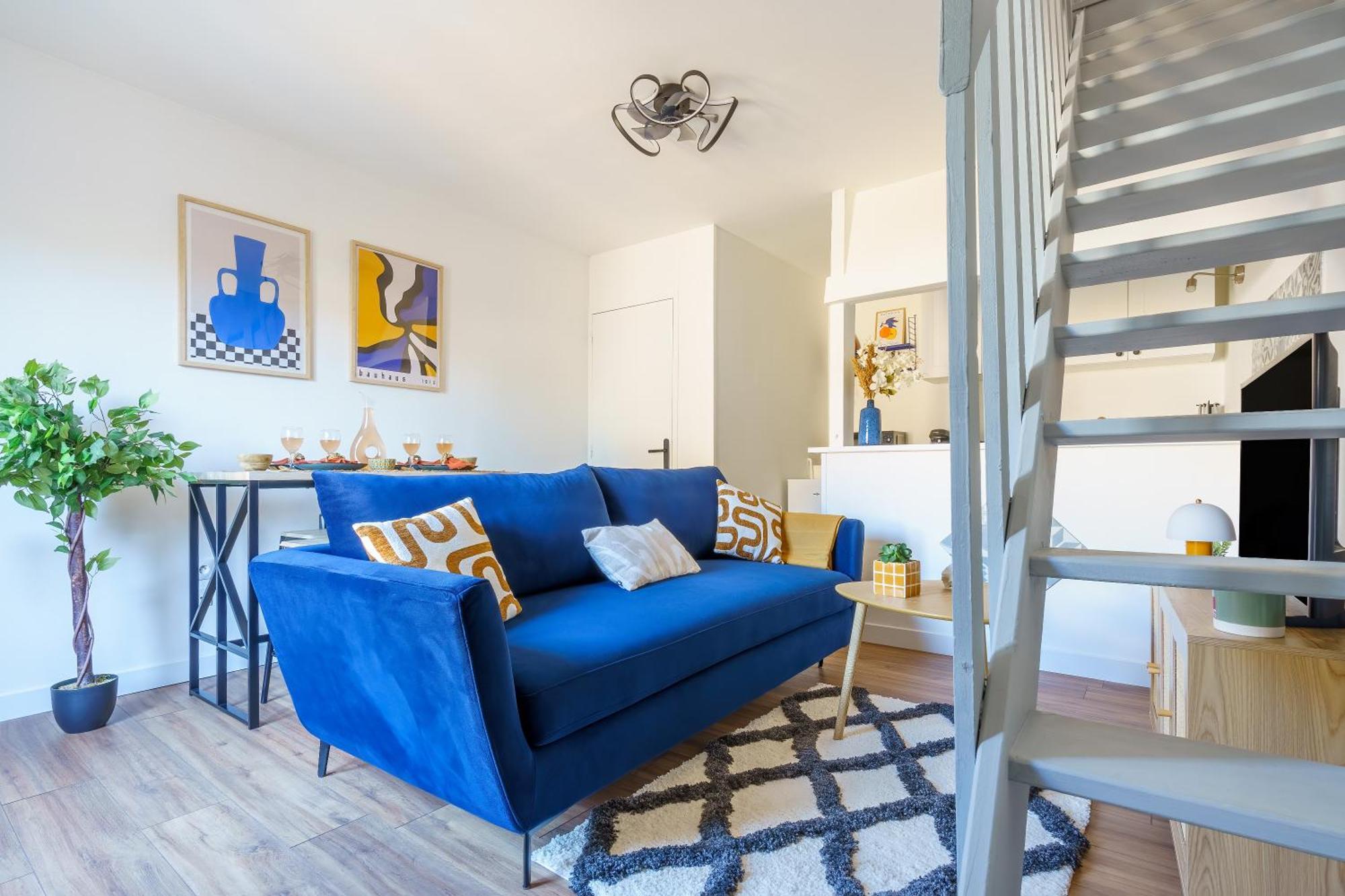 Maisonnette Bleu Horizon Avec Jardin - 2Min Gare - Serenito Homes Saint-Just-en-Chaussee Esterno foto