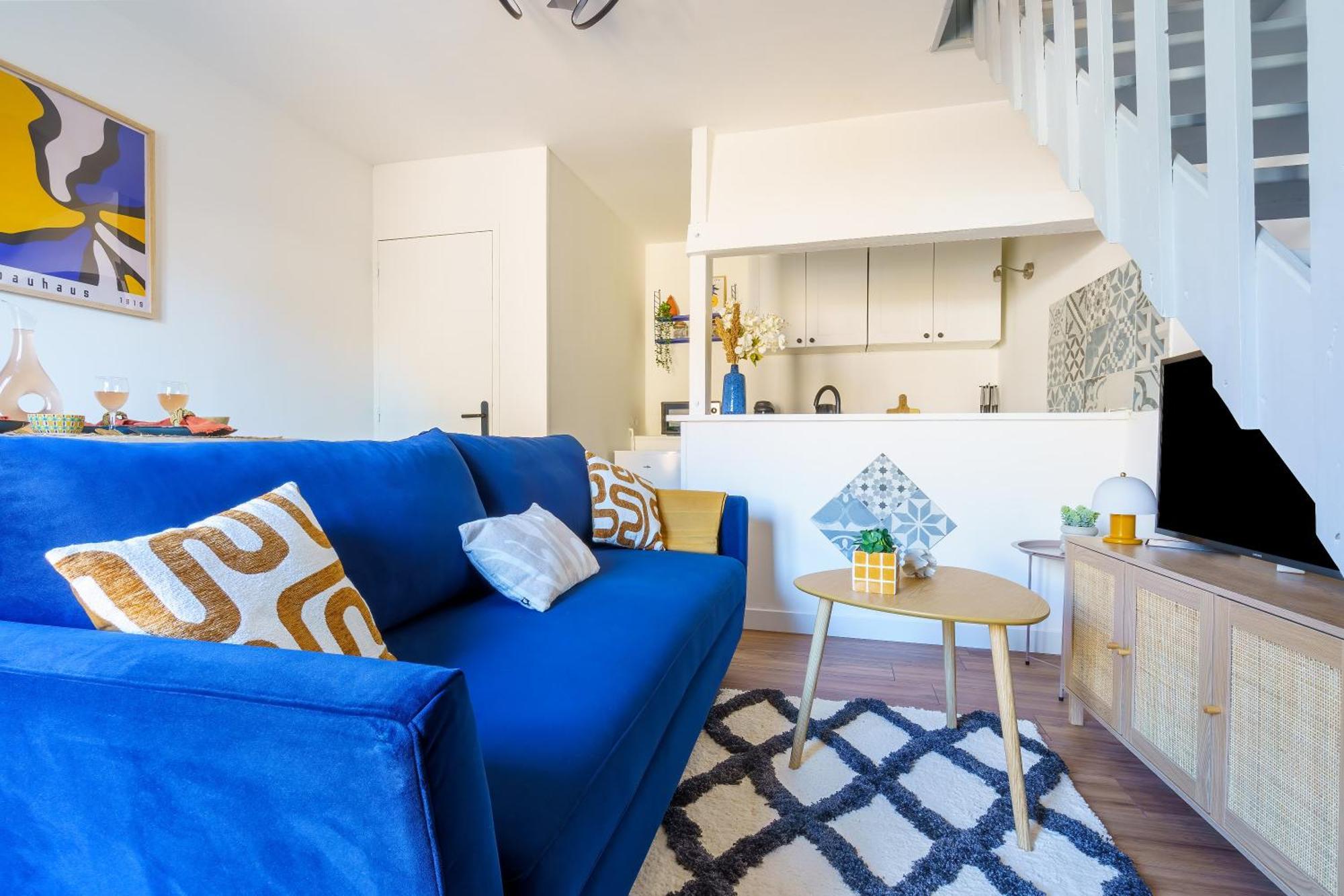 Maisonnette Bleu Horizon Avec Jardin - 2Min Gare - Serenito Homes Saint-Just-en-Chaussee Esterno foto