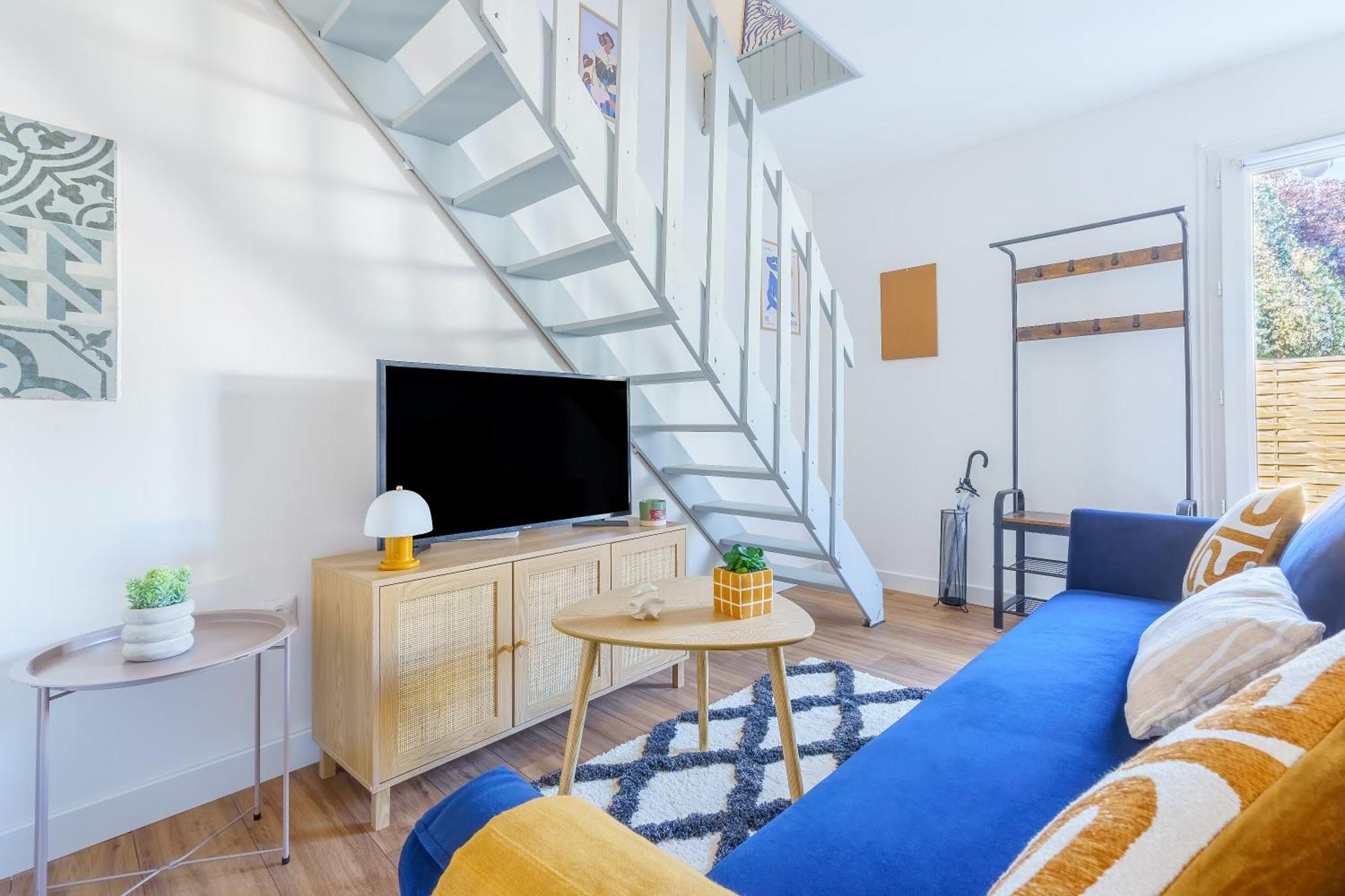 Maisonnette Bleu Horizon Avec Jardin - 2Min Gare - Serenito Homes Saint-Just-en-Chaussee Esterno foto